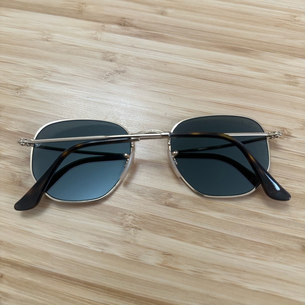 Rayban Mirrored Hexagonal Sunglasses - image 2